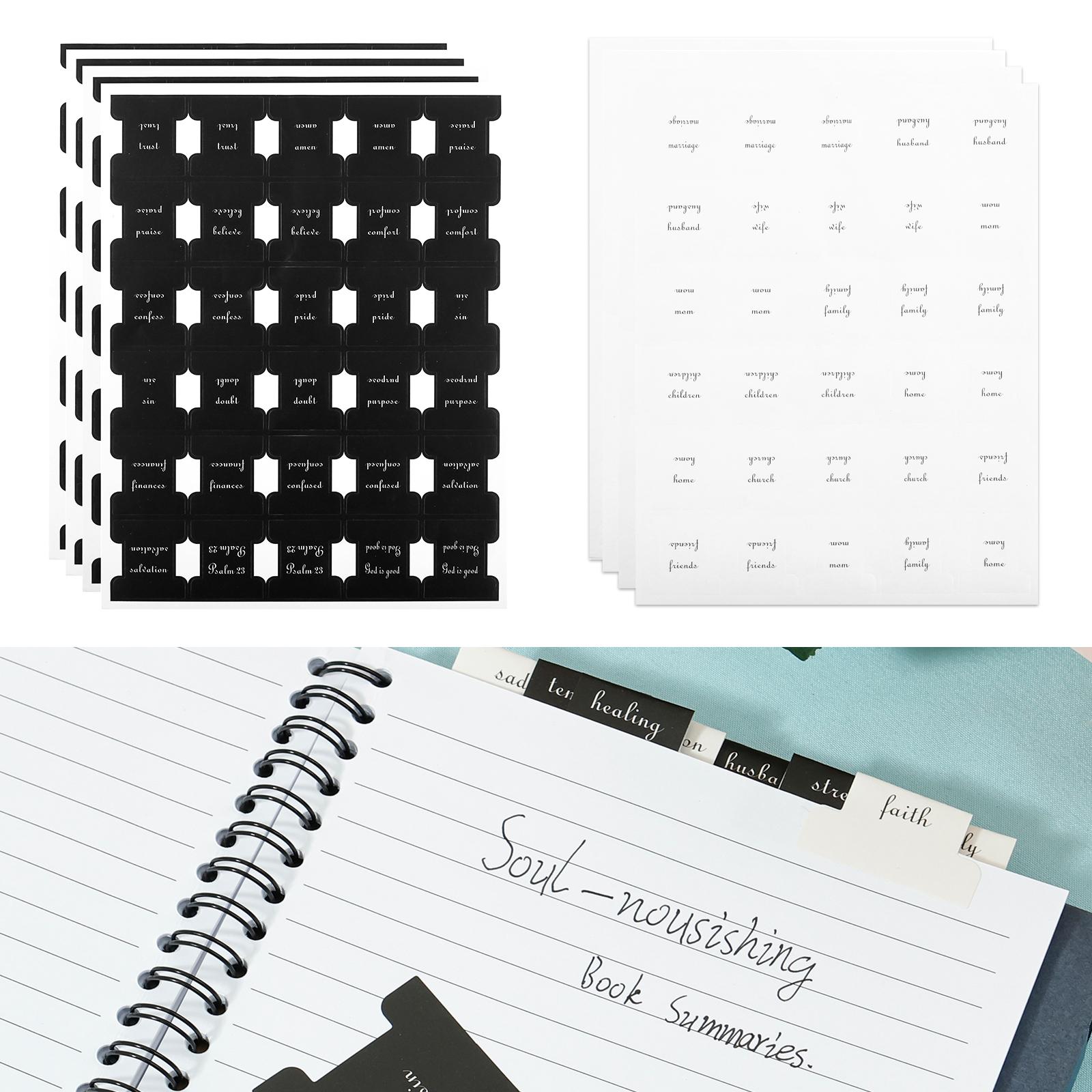 2/3 шт. Молитвенные библейские вкладки Легкие в использовании Библейские индексные вкладки Библейские наклейки-вкладки Разноцветные вкладки для глав Библии Библейские вкладки Изучение Библии